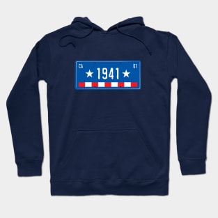 Antique American Hero Plate Hoodie